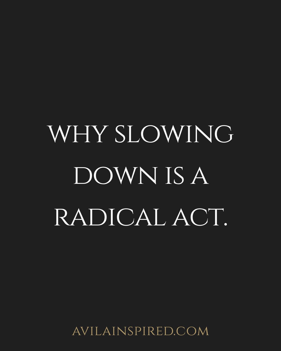 Design as Resistance: Why Slowing Down Is a Radical Act