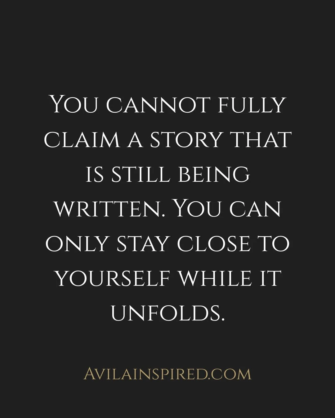There is a lot of language right now about owning your story. All of it assumes you can see the arc.

Most of us are in the middle of something that has not resolved yet. The chapter does not have a name. The new shape of things is not clear. The dec