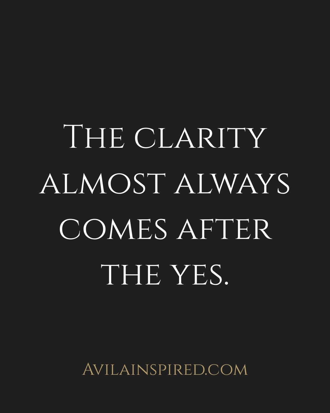 There is a version of saying yes that looks dramatic from the outside. The big leap. The clear moment. The decision that makes obvious sense in retrospect.

That is not what it usually feels like from the inside. I definitely felt that this past week