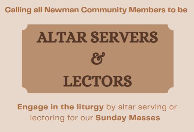 Altar Serving &amp; Lector Training