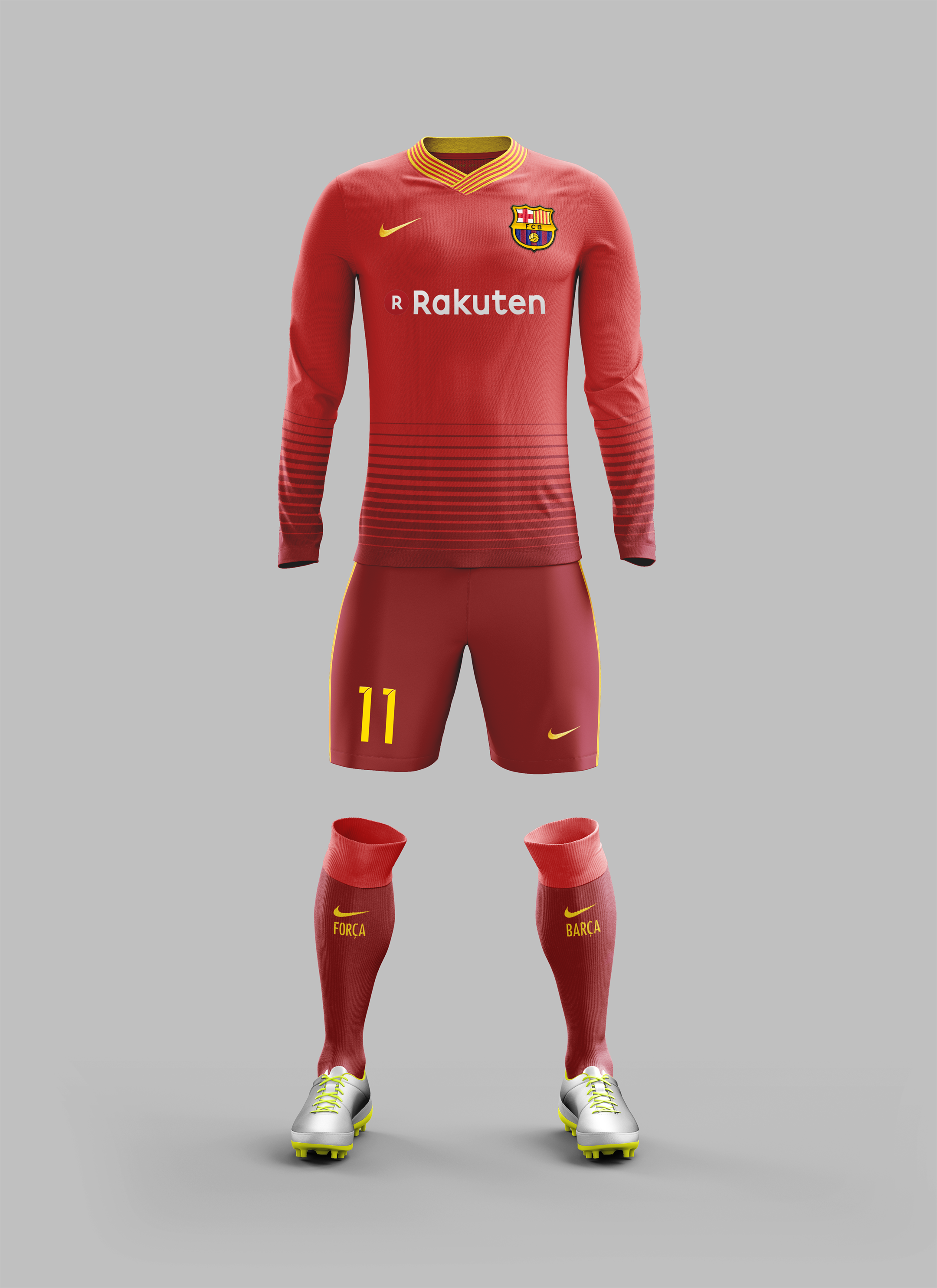 barcelona red jersey