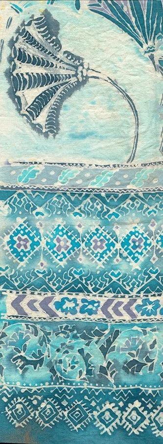 Batik/fiber reactive dye  |  Linen