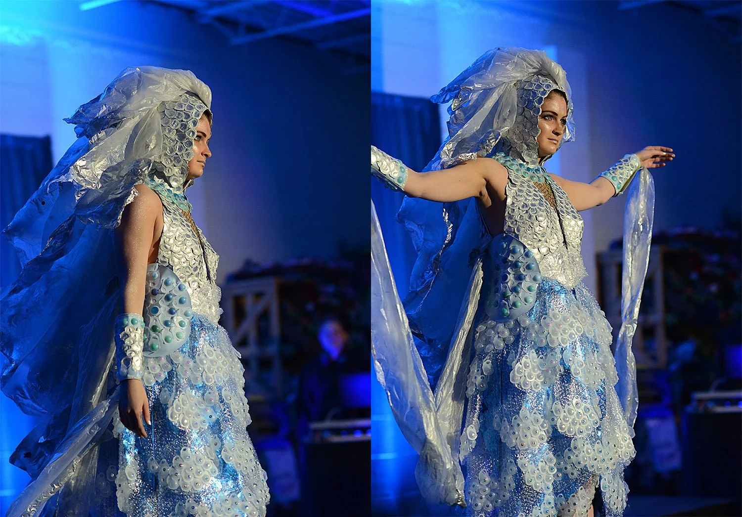 Cost of Vision  |  Dress on runway  |  Model: Tonya Pesch