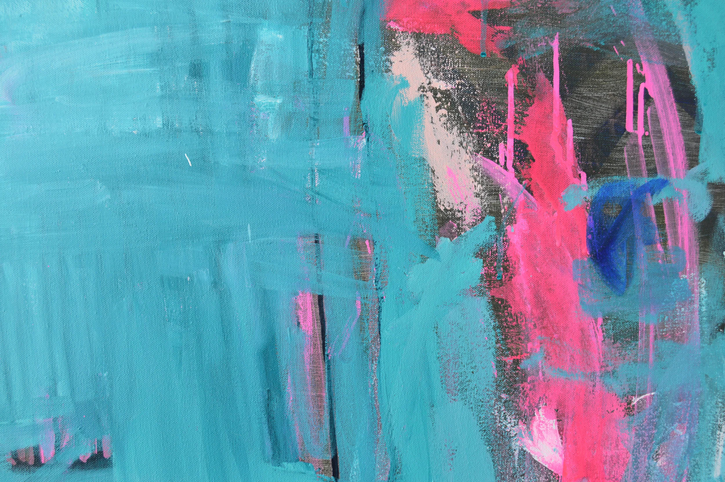 black and teal abstract acrylic.black closeup.2015.jenmeyer.24x30x1.5.jpg