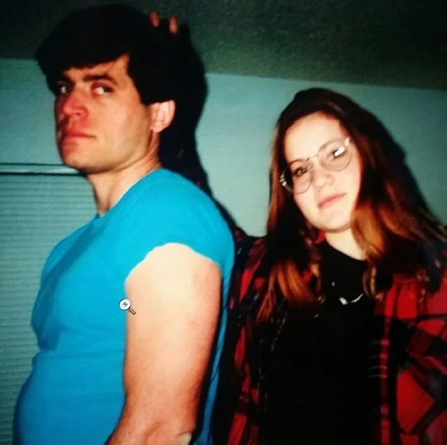 Happy Father&rsquo;s Day to my Dad (my step-Dad that&rsquo;s always just been DAD to me💗) this picture is from my teenage years and obviously he was looking annoyed with the bunny ears I was giving him😂. Haha I love it

AND a double packed day for 