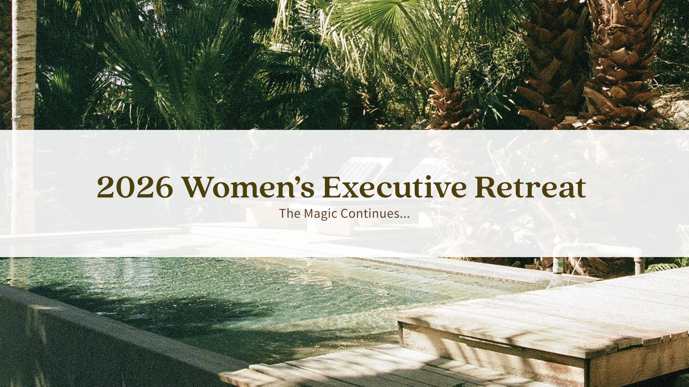 2026 Women's Executive Retreat