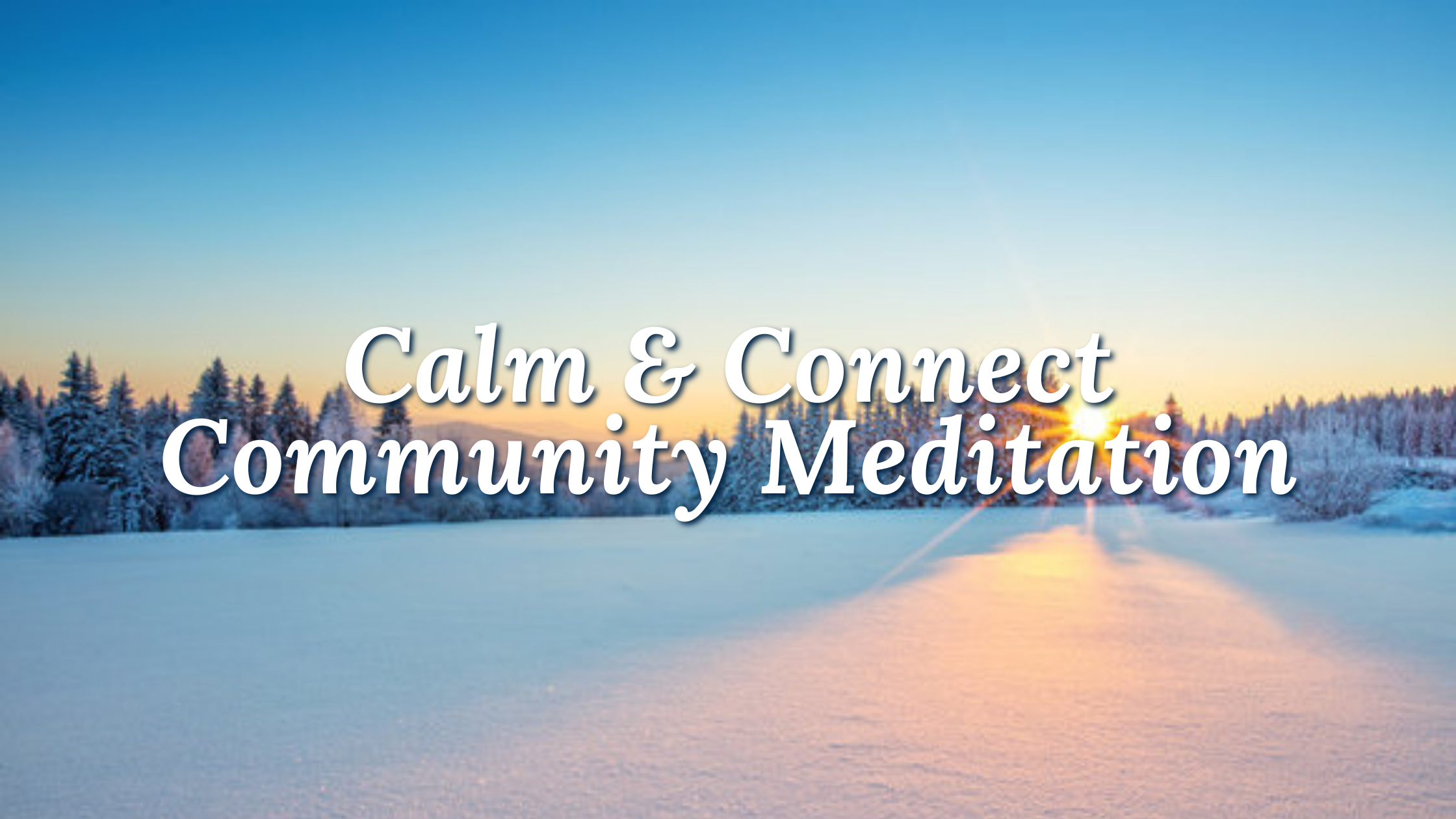 Calm &amp; Connect:  Pop Up Events