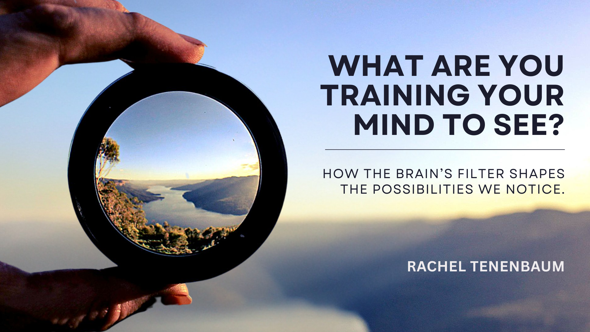 The moment our thinking starts to narrow.