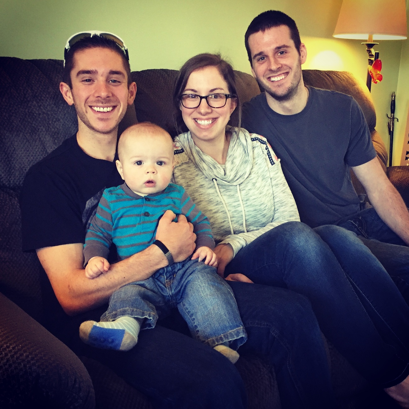 We got to see Dan, Laura, and my 'nephew' baby Callum on our way through Port Huron to Boston!