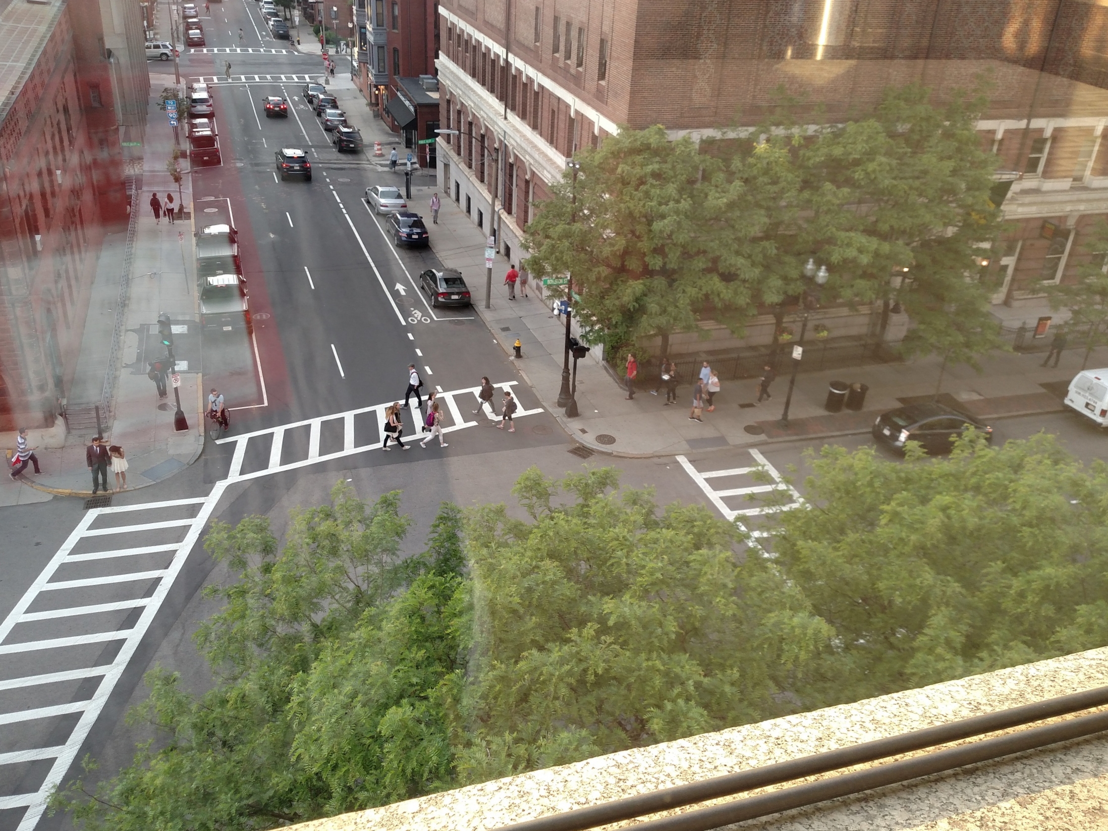Right on Hereford, left on Boylston