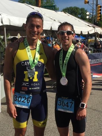 The guy who beat me: my buddy, Louis Cayedito. I have yet to beat him in a race, but always finish JUST behind him!