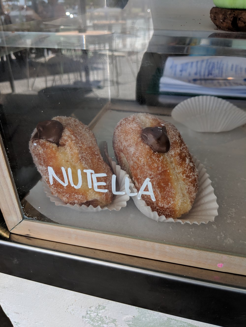 Nutella infused donut