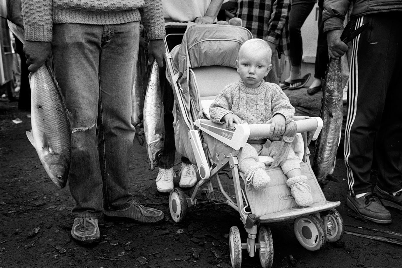 Fishing Competition, Port Chalmers, 1991, Bruce Foster NZ