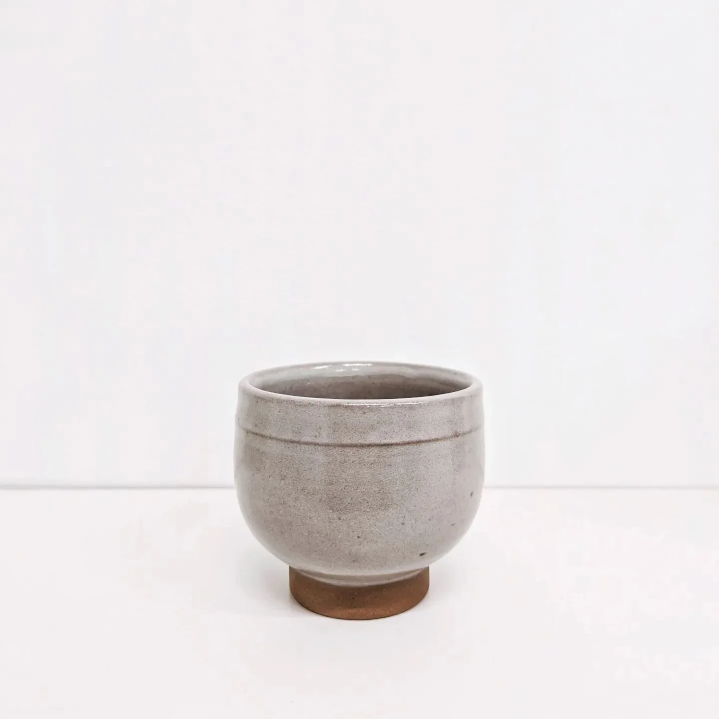 2019 glaze combination test. White over sheltowee brown clay from @kentuckymudworks .