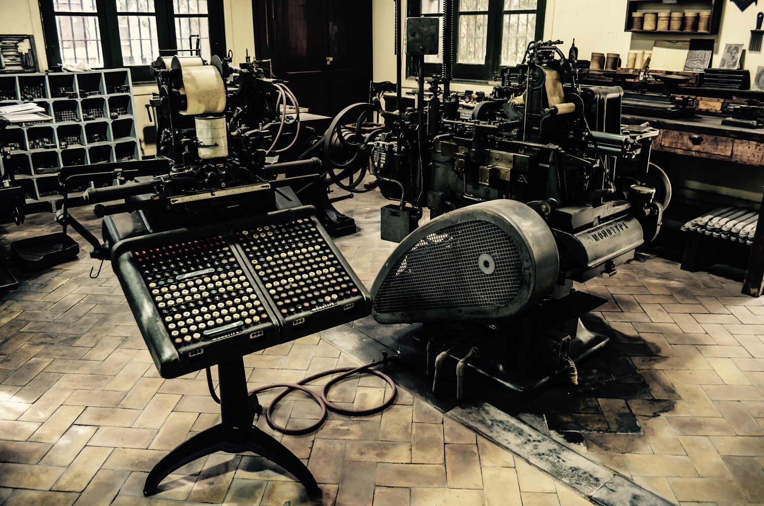 Inside the Museum of the old press