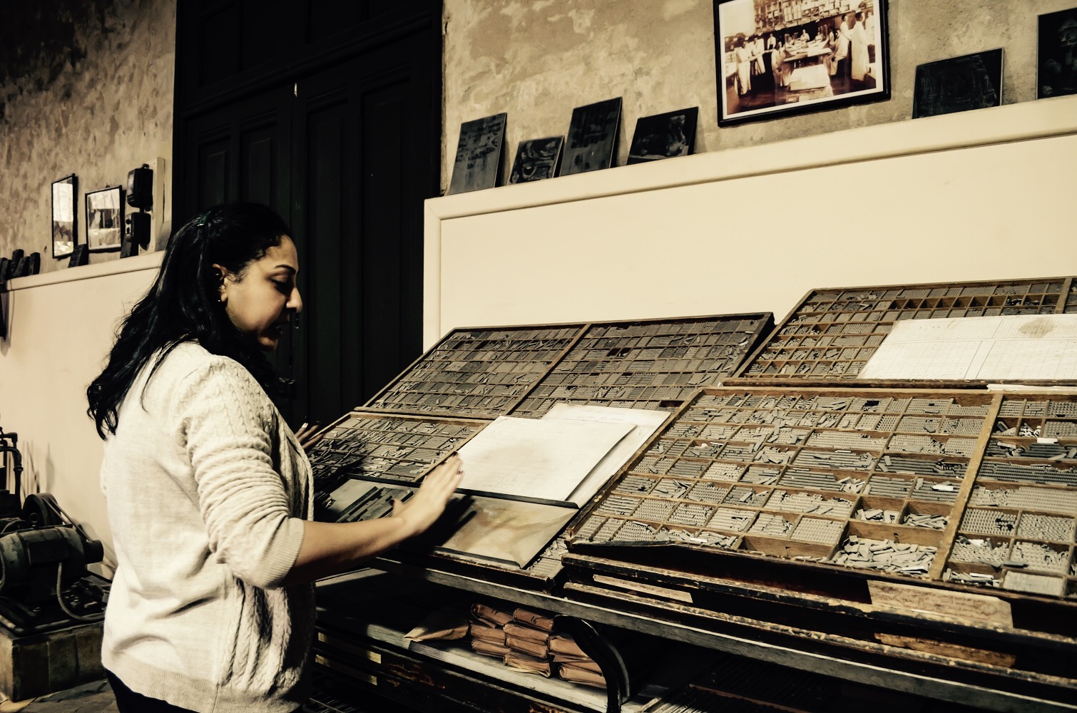 Lilian amin, such a sweet personality who was very helpful and was so open to showing me around the museum and talking to me about the endless facilities of the space !