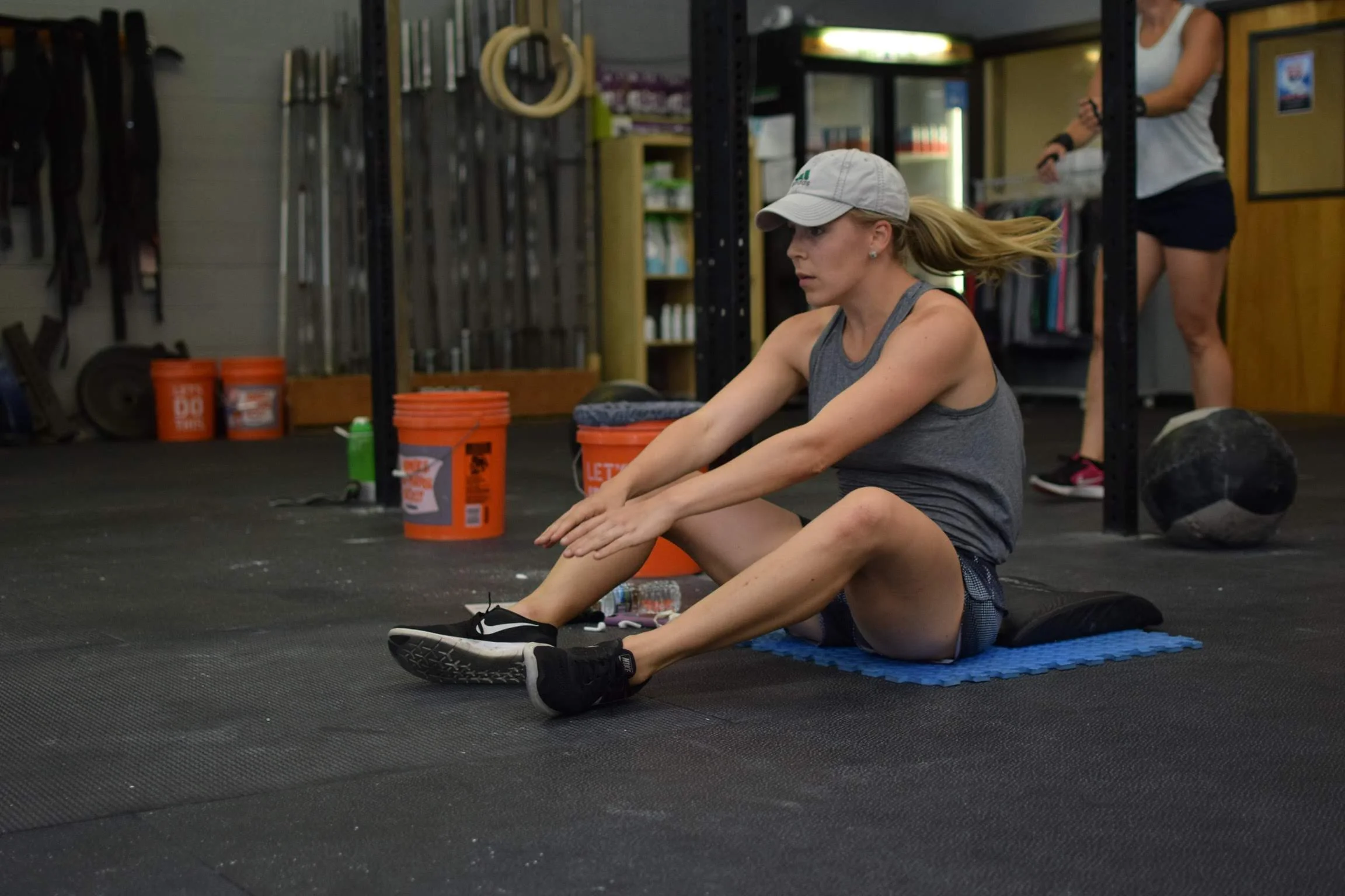 CFDV athlete and busy Mom Katelyn DeLiberty making time for her workouts. 