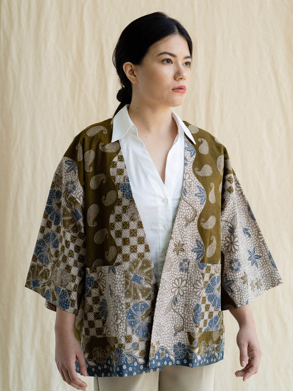 Batik jackets in Singapore by Gypsied