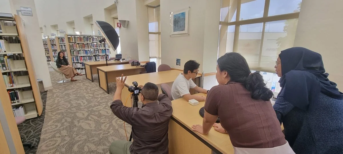 Behind the scenes of a photography production in Singapore.