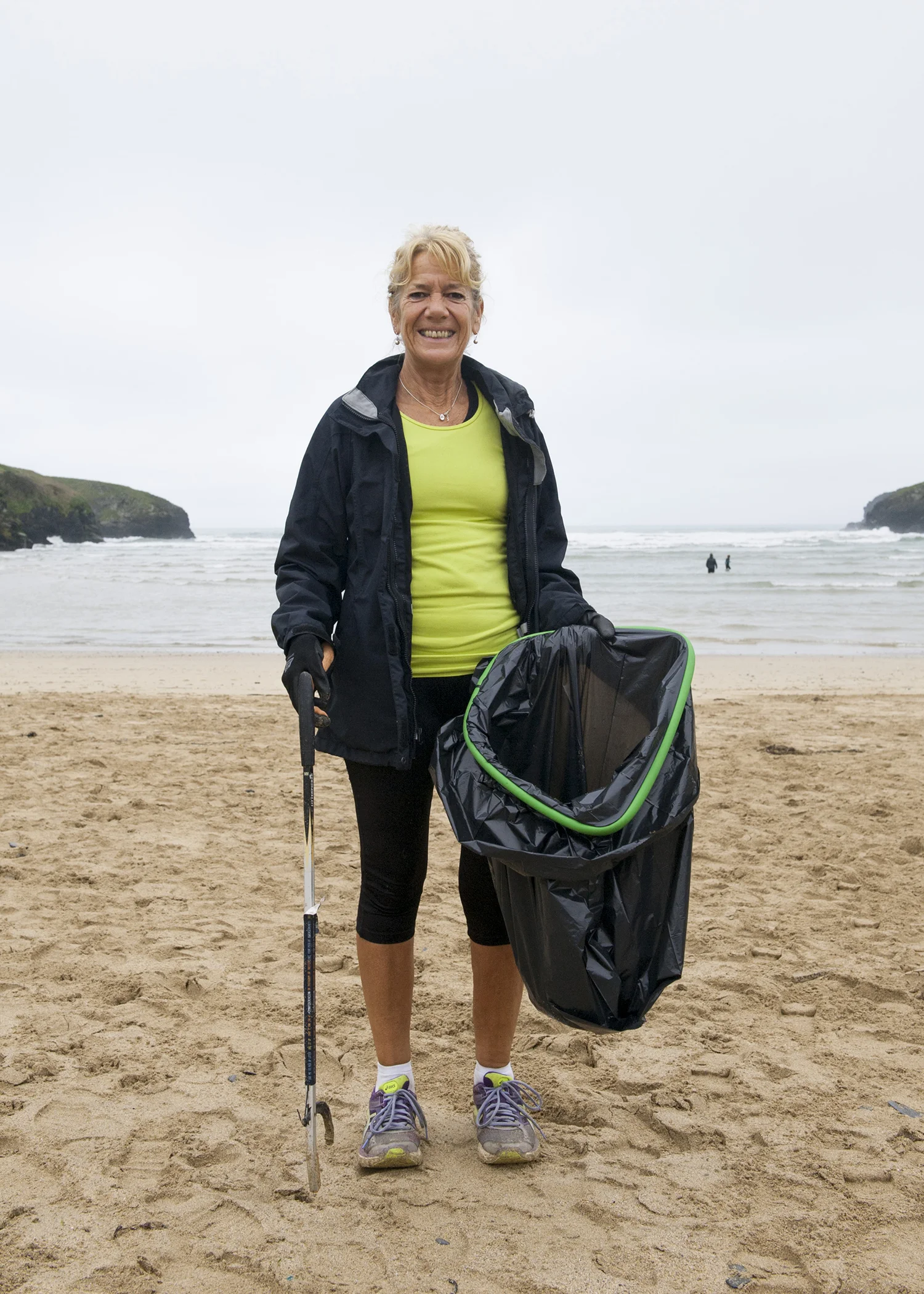 Angie Snelling, Porthcothan Bay, Cornwall, October 2017.