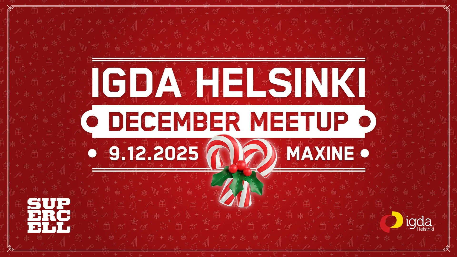 IGDA Helsinki December Meetup with Supercell