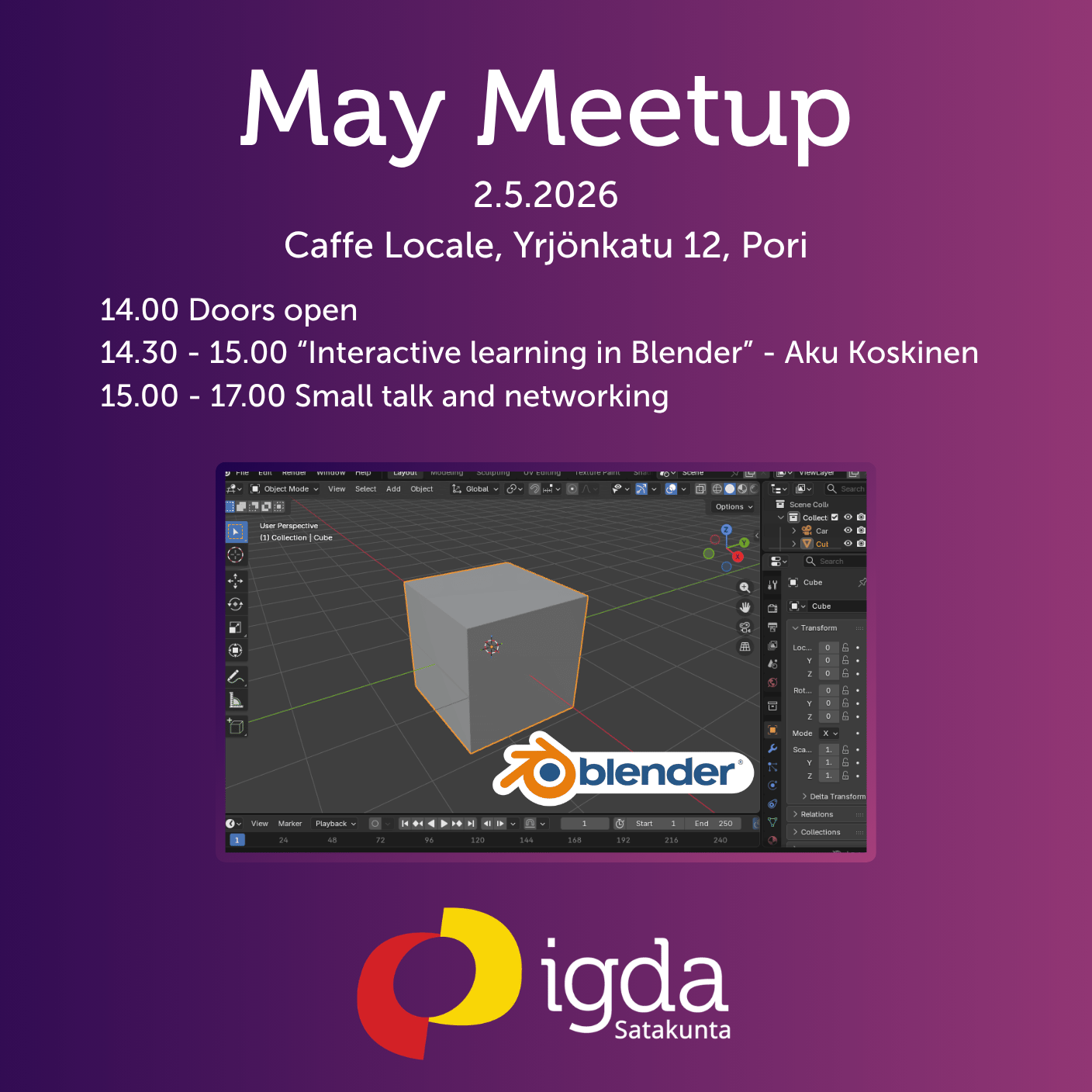 IGDA Satakunta May Meetup