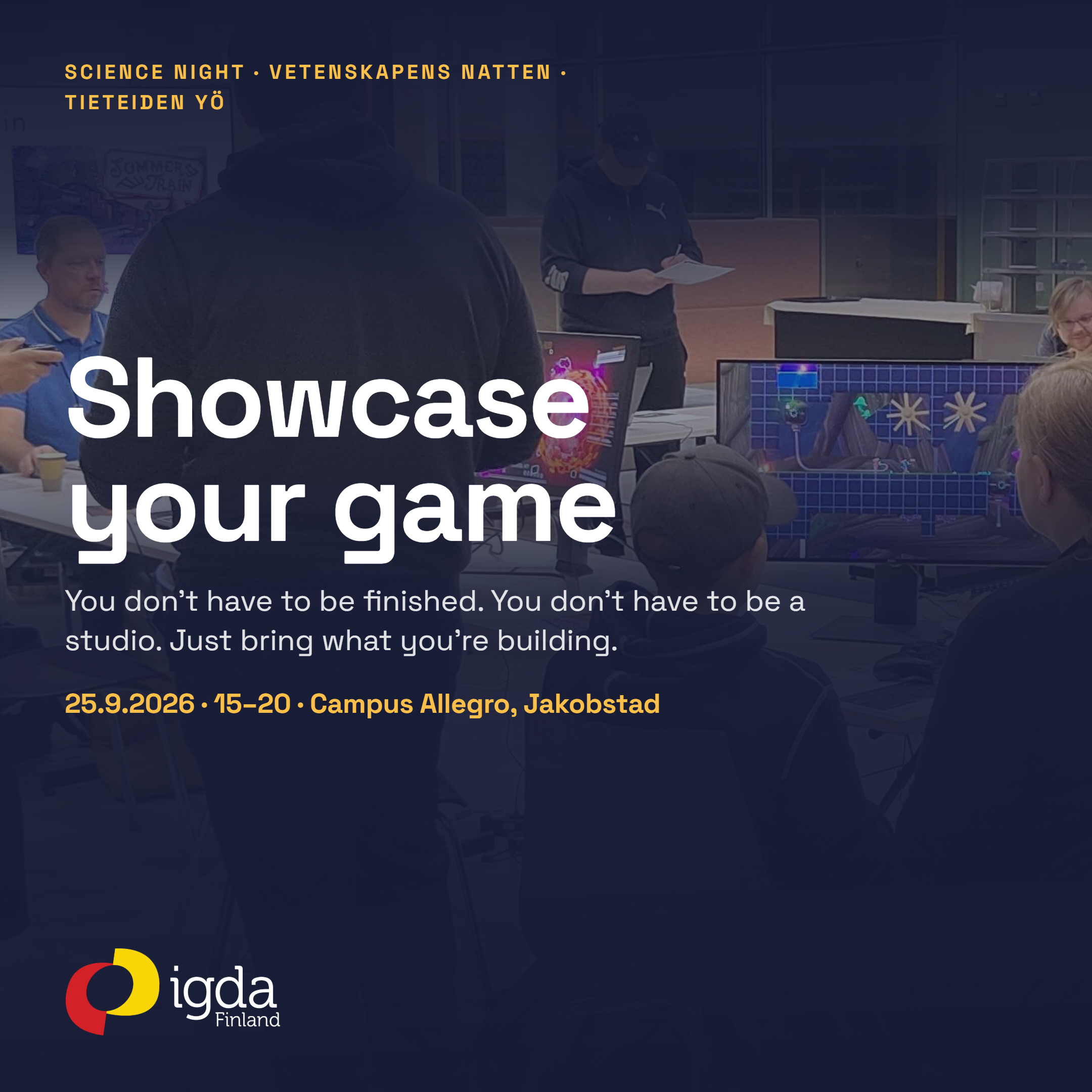  European Researchers night in Jakobstad / Pietarsaari 