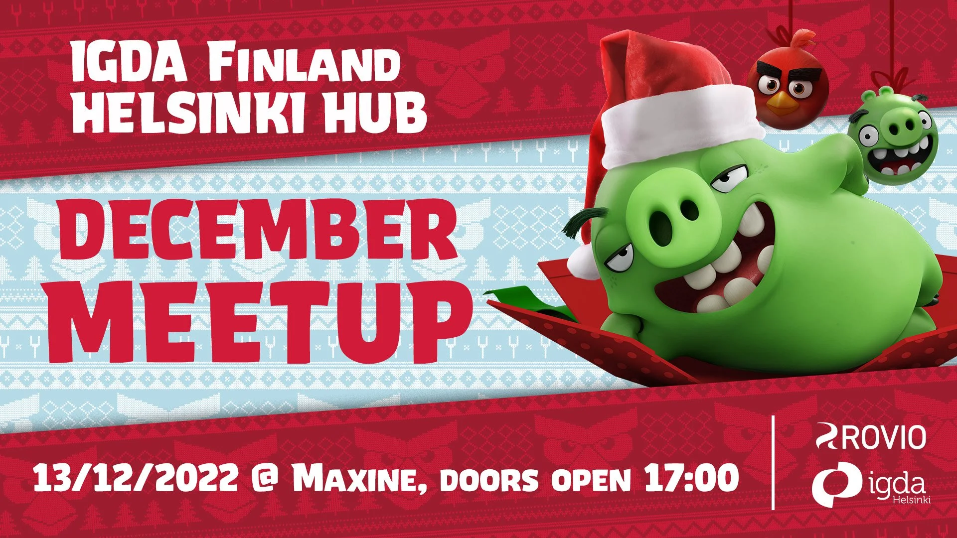 IGDA Helsinki Xmas Party with Rovio — IGDA Finland