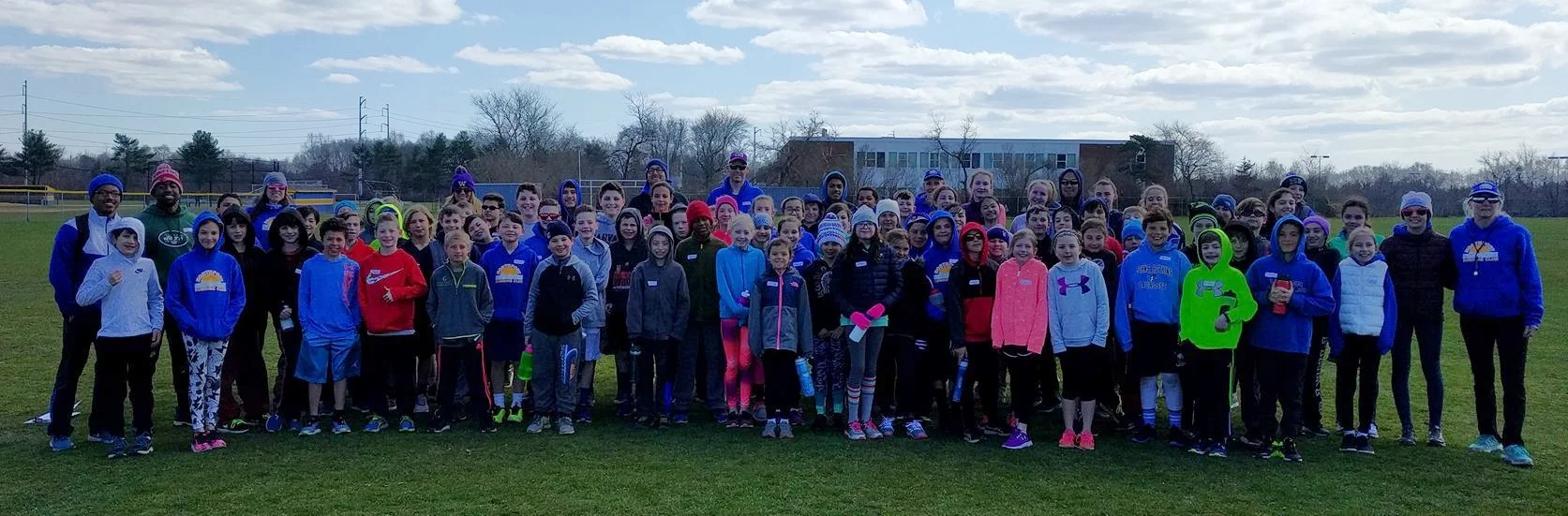 Northport Running Club Youth Track and Field Program, coached by Vicki Fox, Pat Viola and assistant coaches from Adelphi University.