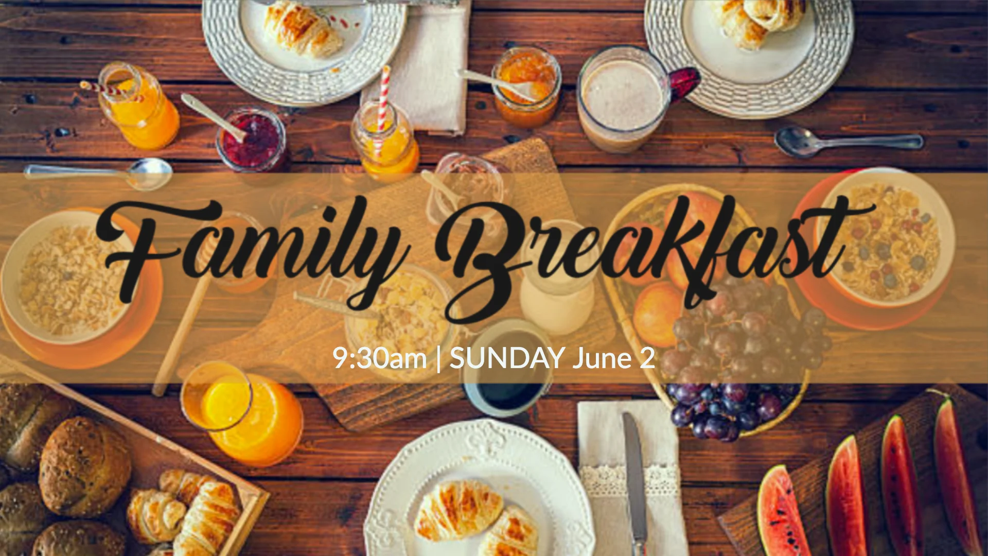 To celebrate God's faithfulness over SIX years at Redemption SF, please join us for a potluck-style family breakfast before service on Sunday, June 2nd. Register here and let us know what you'll be bringing. As a courtesy for those with allergies, no nuts please! 