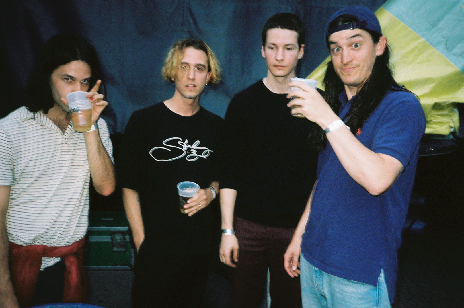 Beach Fossils arrive in Chicago from their Holliday Inn in Skokie, IL