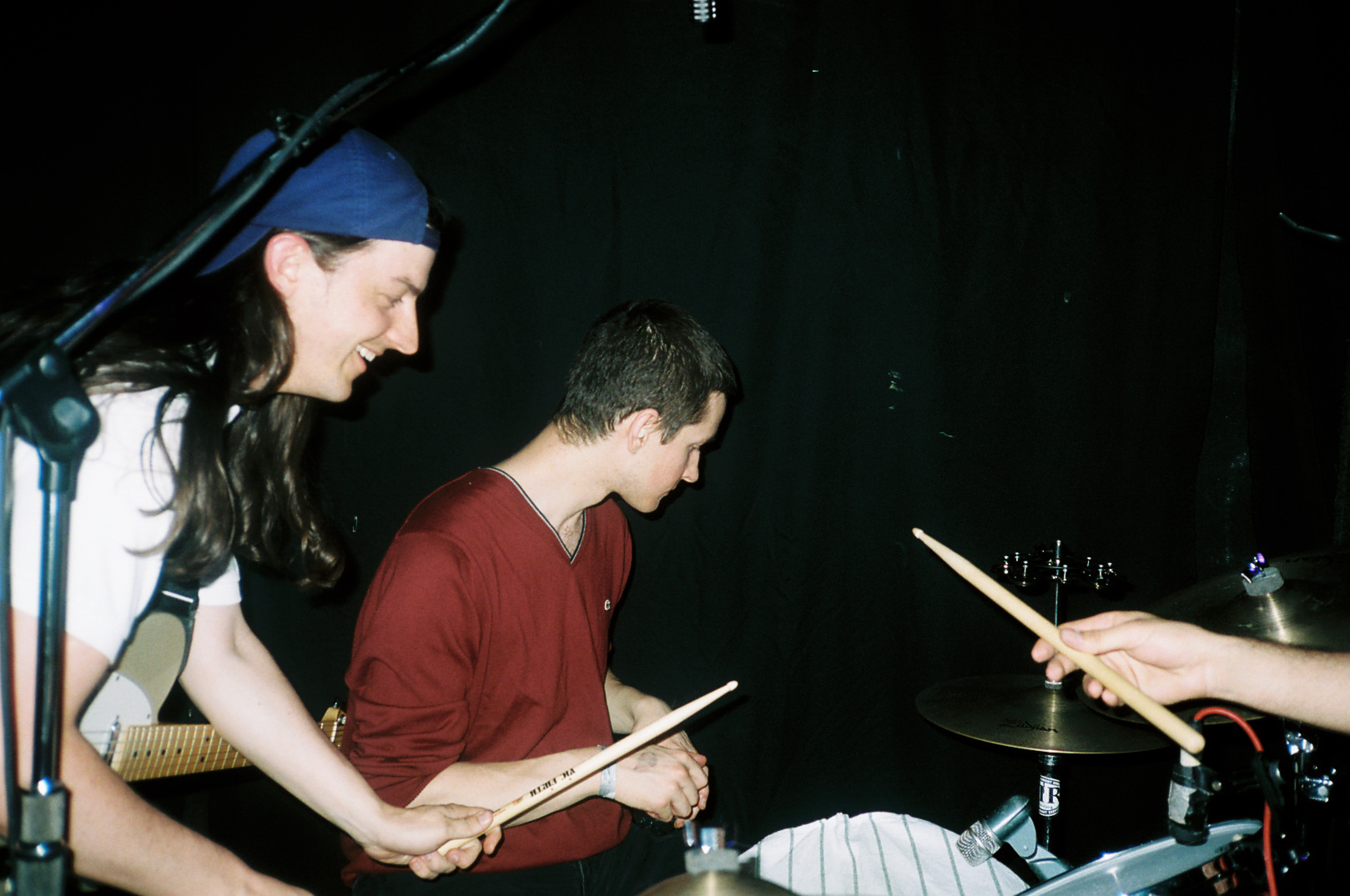 Beach Fossils and their “Animal Collective” moment exciting the crowd for their encore