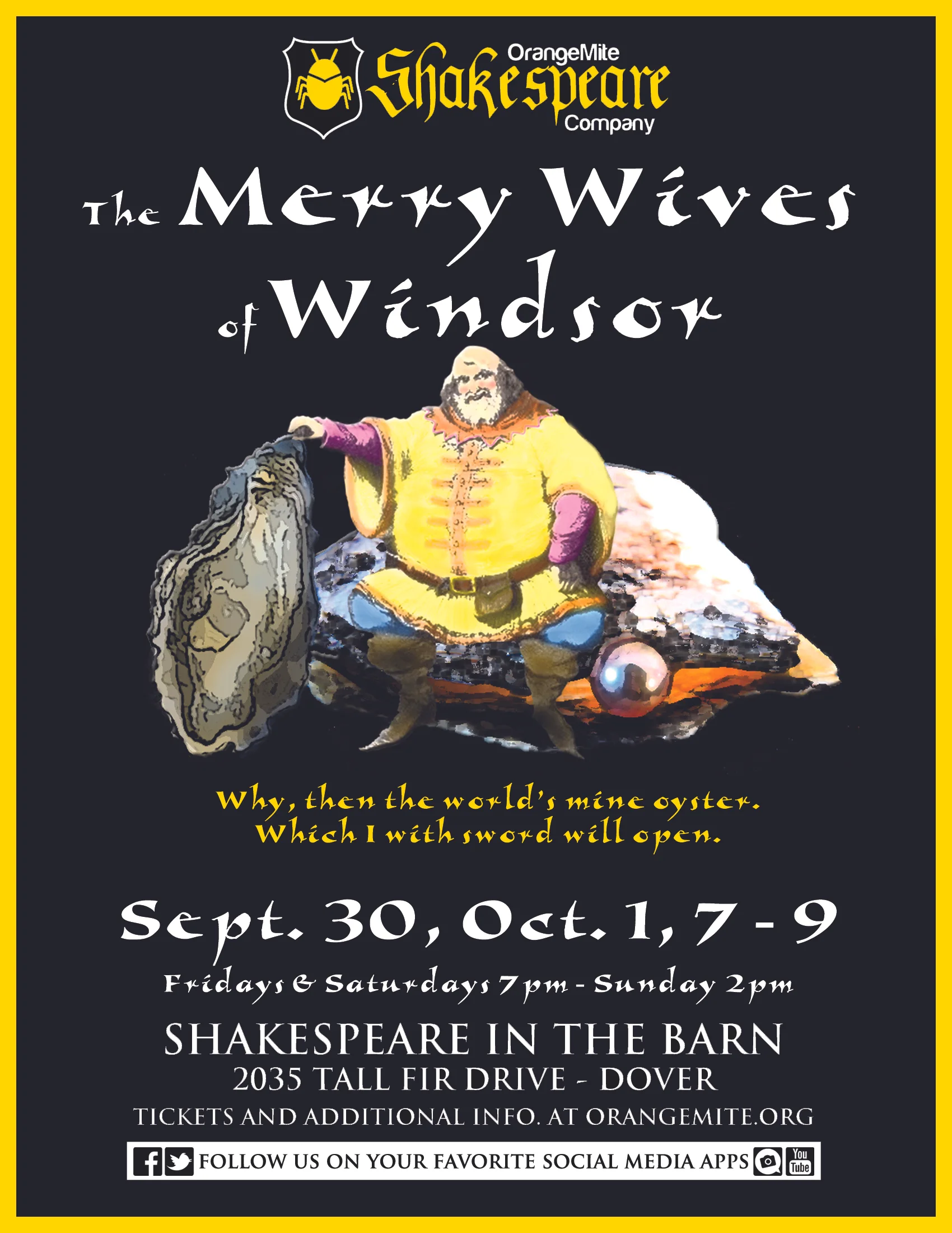 THE MERRY WIVES OF WINDSOR - October 2016