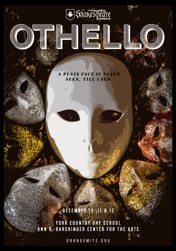 Tickets are now available for our December production of Othello!