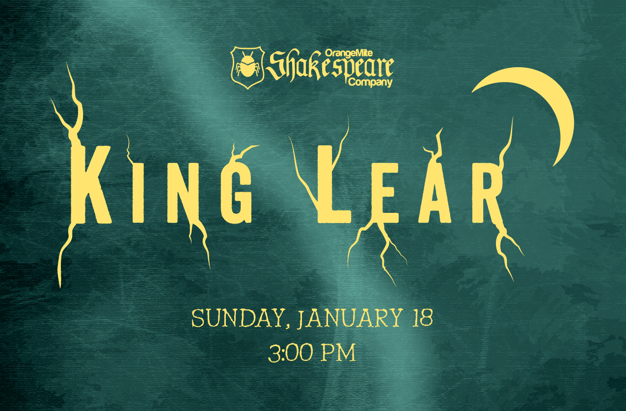 King Lear | Sunday, January 18 @ 3:00 PM
