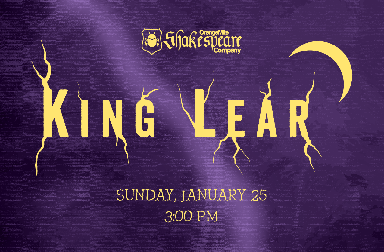King Lear | Sunday, January 25 @ 3:00 PM