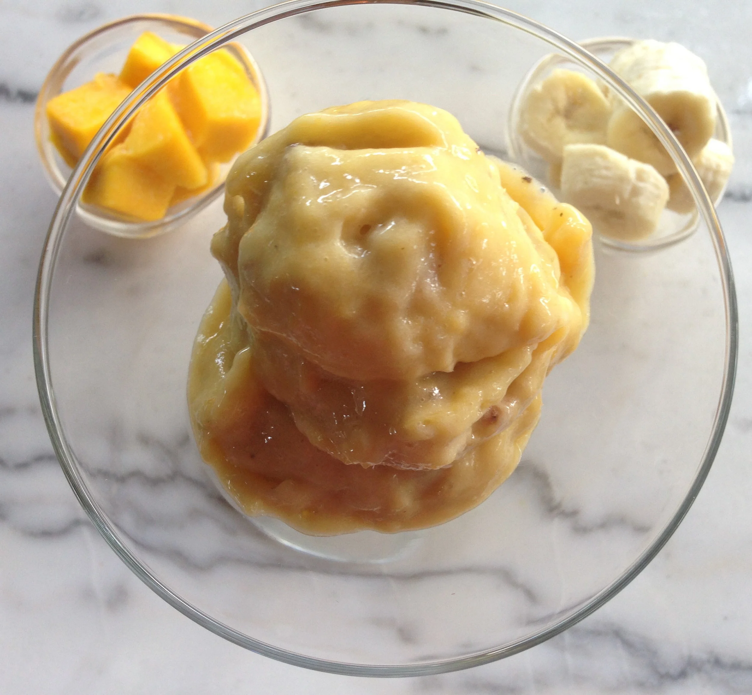 Tropical Mango Banana "Nice cream" 