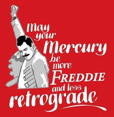 From poorasfolk.com. Freddie was Virgo, ruled by Mercury.