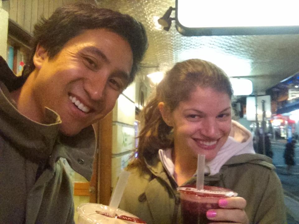 celebratory boba tea after passing! i was so happy/relieved!!!!!