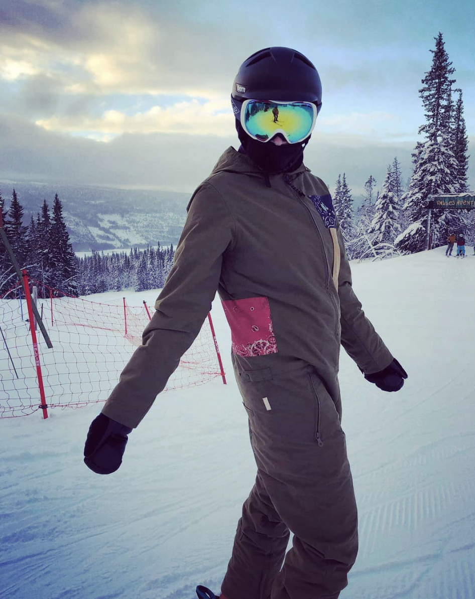 skiing in Sweden - bamboo shoot was 14 weeks cooked here!