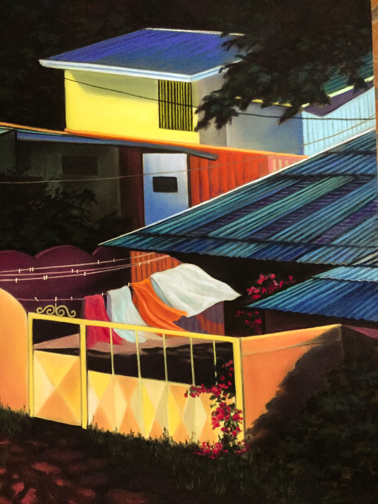 “tin roof", Costa Rica PanPastel® Cheri GInsburg ©