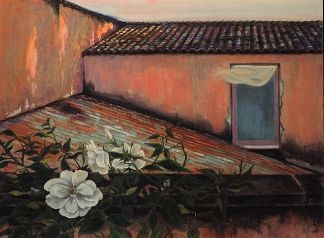 “TUSCAN BREEZE", DIEVOLE, TUSCANY, ITALY Pastel Cheri GInsburg © JURIED SELECTION- "HeART OF ITALY " EXHIBIITON, ITALIAN-AMERICAN MUSEUM. New York CITY. JULY 2017