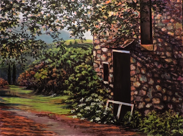 “MORNING LIGHT", NEAR VAGLIOGLI, ITALY Pastel Cheri GInsburg ©