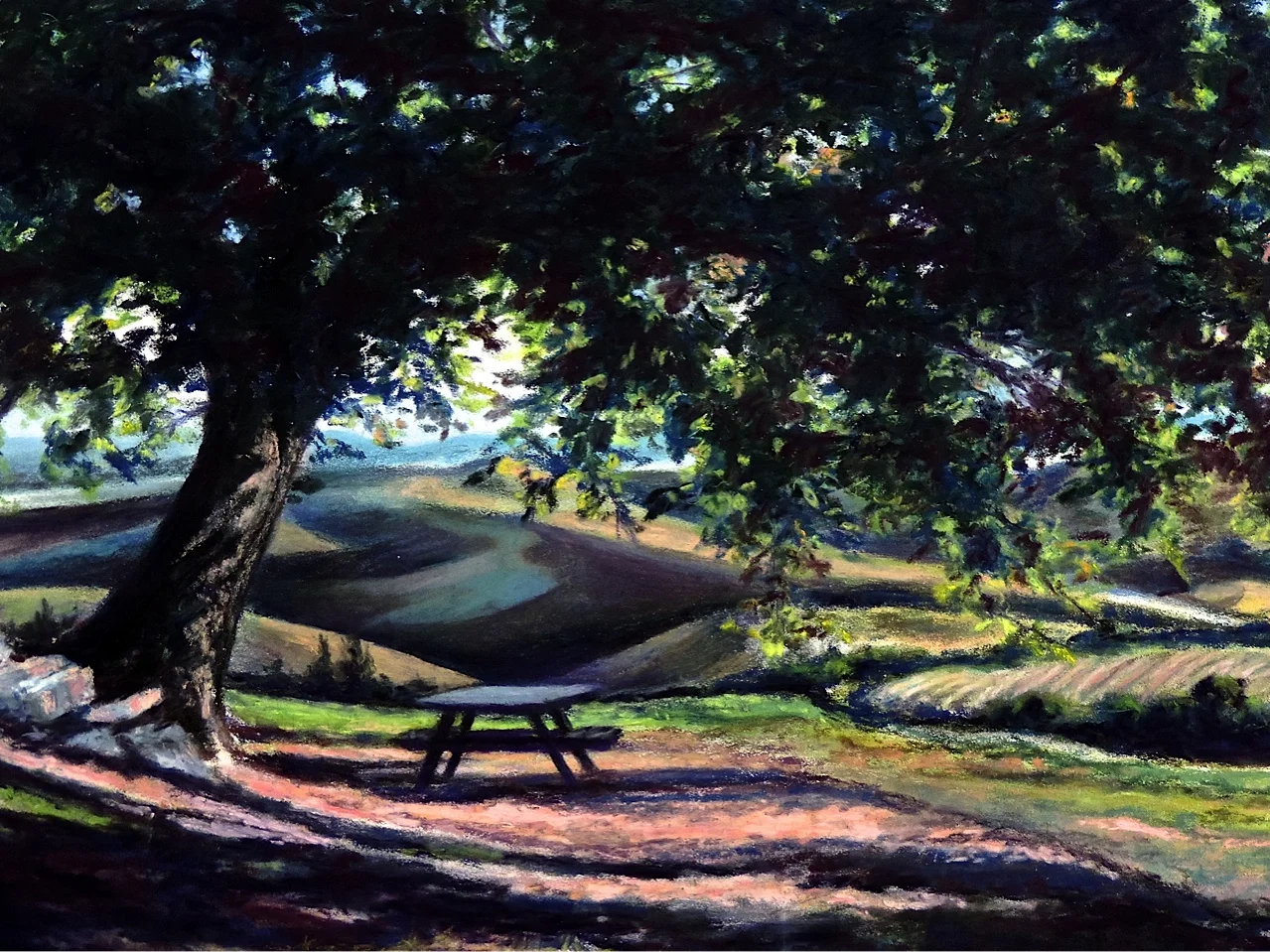 “solitude", near vagliogli, italy Pastel Cheri Ginsburg ©