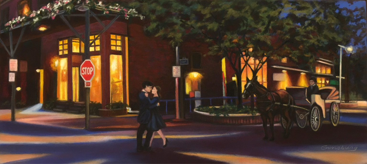 “remember the night" PanPastel® Cheri GInsburg © SOLD