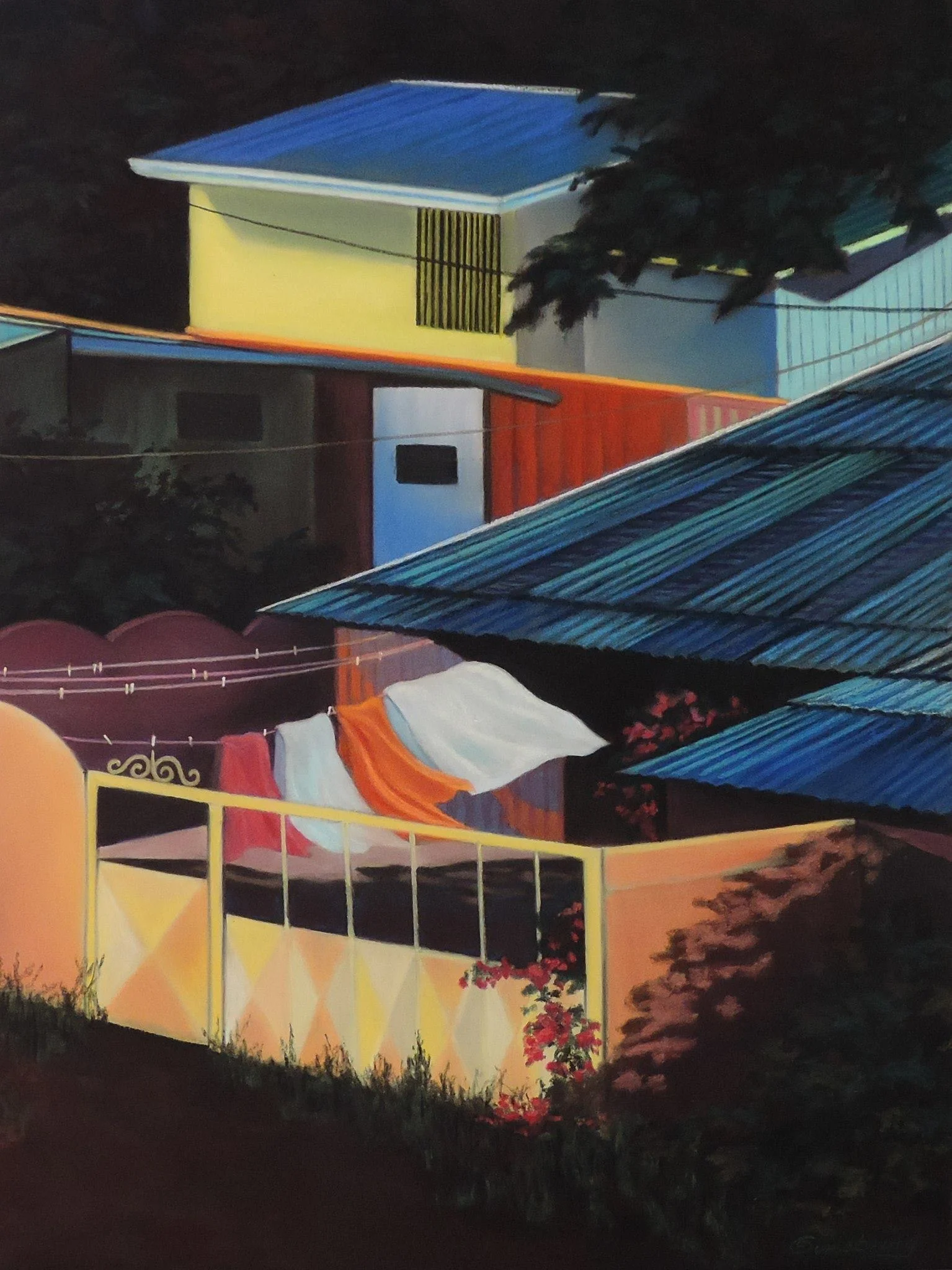 “TIN ROOF", COSTA RICA PanPastel® Cheri GInsburg ©