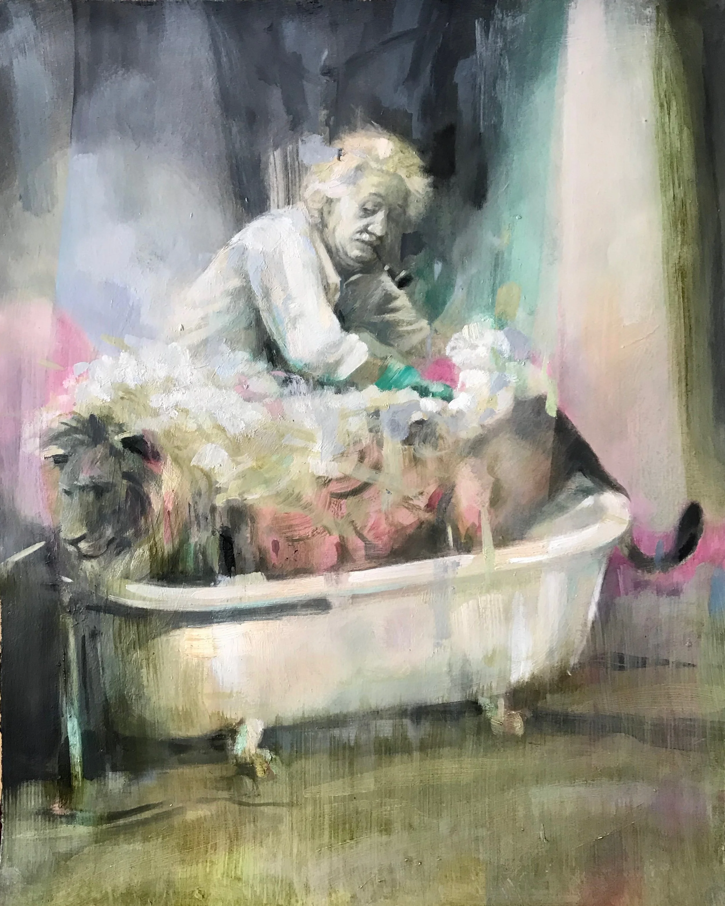 In this house, everyone does chores, genius