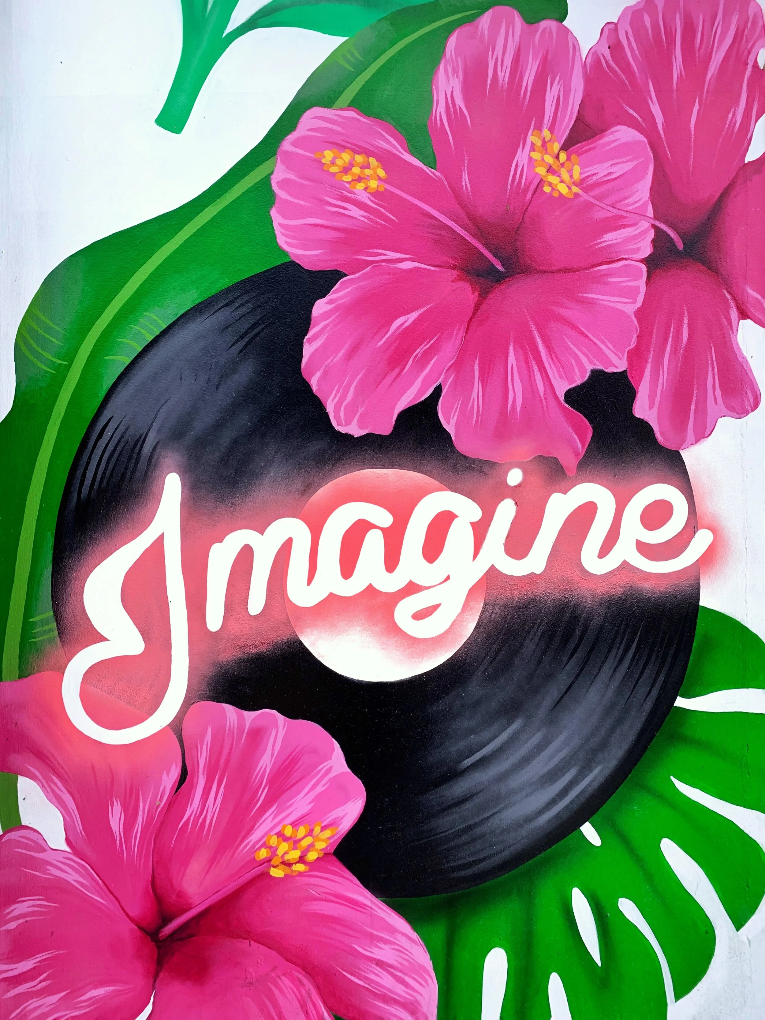  IMAGINE mural. Cahuenga Blvd &amp; Selma Ave in Hollywood, CA 