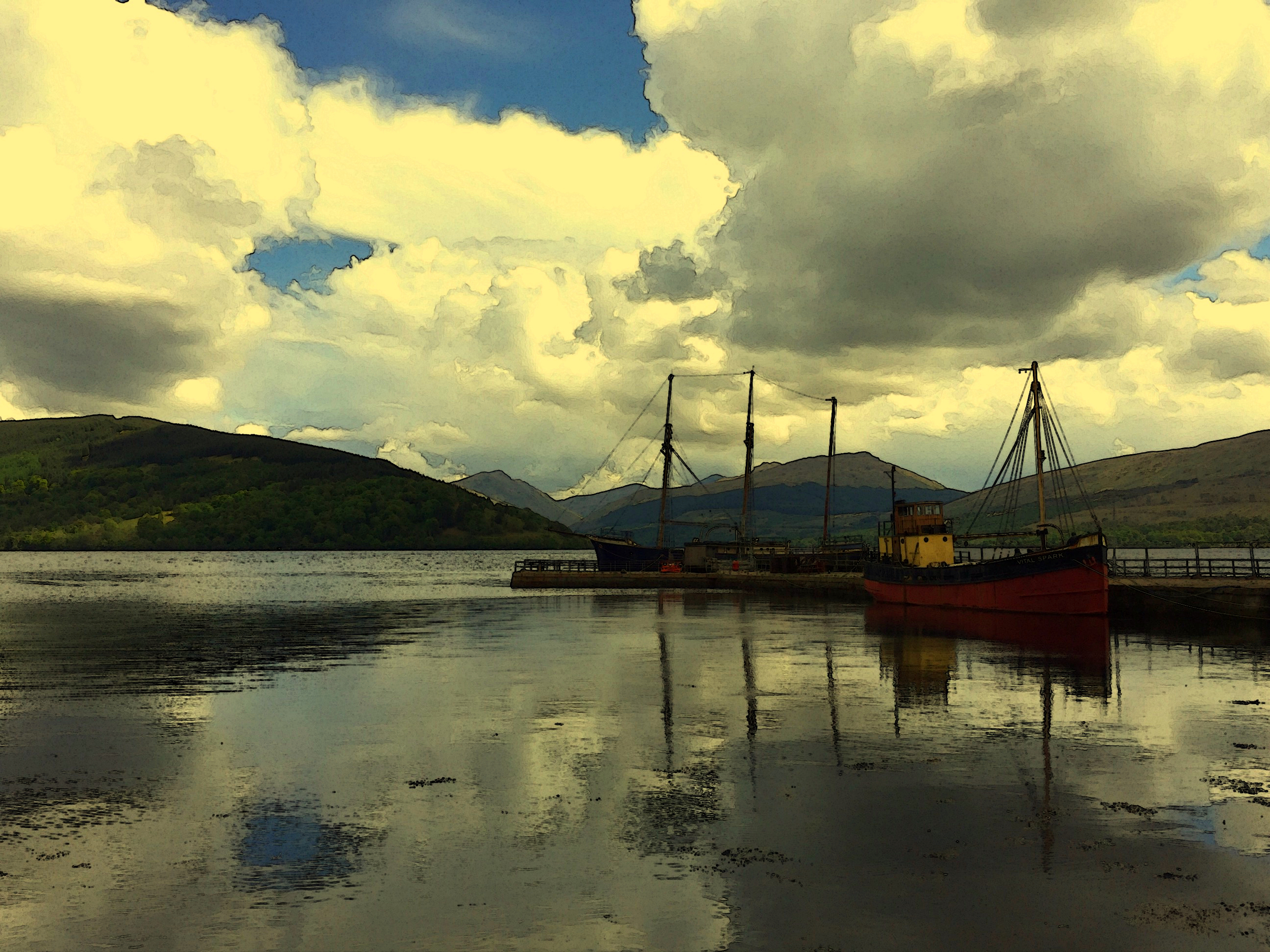 Boat on a Scottish Loch