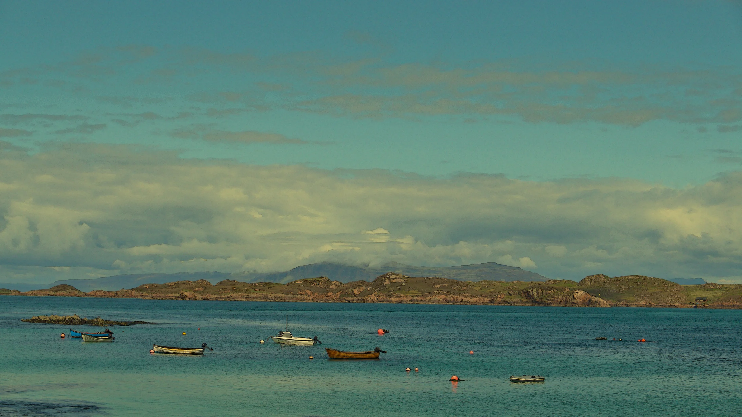 The Isle of Iona in Sunny May